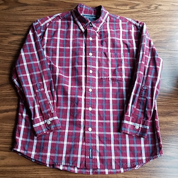 Abercrombie Plaid Long Sleeve Button Down Shirt - Picture 1 of 7